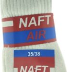Naft Sport Katoenen Sportsokken Wit - 35/38 - 5 Paar
