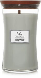 WoodWick Lavender & Cedar Large Candle - Afbeelding 2