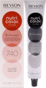 Permanente Kleur Nutri Color Light Copper Revlon (100 ml)