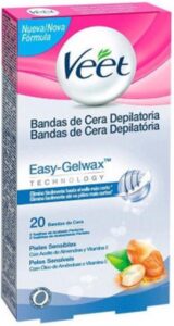 Body Hair Removal Strips Veet Sensitive skin 20 Units - Afbeelding 3