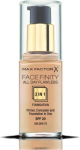 Facefinity All Day Flawless 3 In 1 Primer, Concealer And Foundation By Max Factor #75-golden - Afbeelding 2
