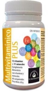 El Natural Multivitaminico Plus 60 Comp - Afbeelding 2
