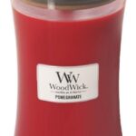 WoodWick Hourglass Large Geurkaars - Pomegranate