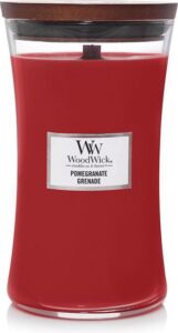 WoodWick Hourglass Large Geurkaars - Pomegranate - Afbeelding 2