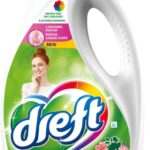 Dreft Vloeibaar Wasmiddel Vleugje Roze 32 Wasbeurten 1,6 liter