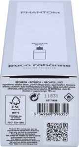 Paco Rabanne Phantom 200 ml Eau de Toilette Refill Bottle - Herenparfum - Afbeelding 2