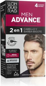 Gepigmenteerde crème Llongueras Men Advance Semi-permanent 4 - As Kastanjebruin (4 pcs) - Afbeelding 2