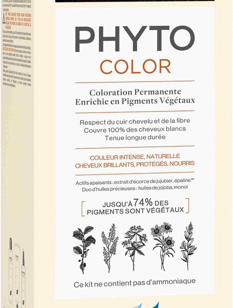 Permanente kleur PHYTO PhytoColor 6.77-marrón claro capuchino Geen ammoniak