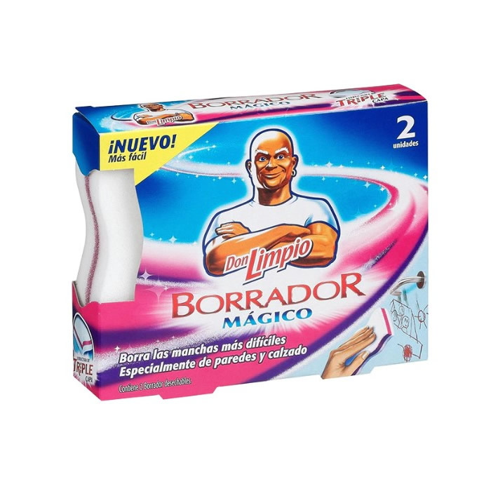 455954_60194104df1b148658b69d8a56d253e6 Don Limpio Borrador MAgico Limpiador X 2 U - Afbeelding 1