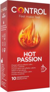 Control Hot Passion Condoms Warming Effect 10U