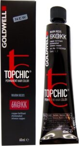 Goldwell Haarverf Topchic Permanent Hair Color 6K@KK Light Brown Pearl - Afbeelding 3