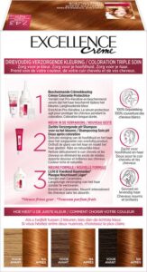L’Oréal Paris Excellence Crème Haarverf - 7.43 Koper Goudblond - Afbeelding 3