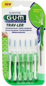 Gum Travler Ragers 1.1mm Groen - 6 stuks