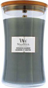 WoodWick Evergreen Cashmere Large Candle - Afbeelding 2