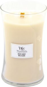 WoodWick Hourglass Large Geurkaars - White Honey - Afbeelding 2