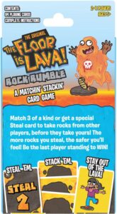 kaartspel Goliath - De vloer is lava - spel met kaarten - steel en stapel om aan de lava te ontsnappen - Afbeelding 3
