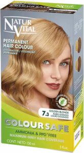 Coloursafe Permanent Hair Color By Natur Vital #7.3-golden Blonde - Afbeelding 3