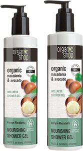 Organic Shop_organic Macadamia & Avocado Nourishing Shower Gel Odżywczy Żel Pod Prysznic O Zapachu Orzechów Macadamia 280ml