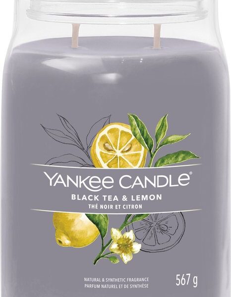 Yankee Candle - Black Tea & Lemon Signature Large Jar