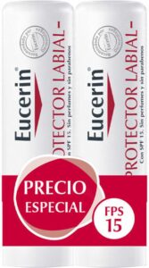 Lip balm Eucerin Protector Labial Lote 2 Units Spf 15 Pack 4,8 g - Afbeelding 3