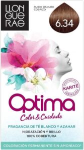 Llongueras - LLONGUERAS OPTIMA hair colour 6.34-golden deep blond - Afbeelding 3