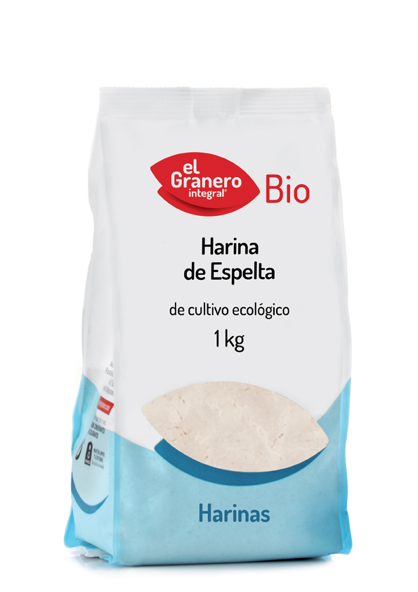 469462_023fa9ddd6920cae6e5cd79a2fcc0d37 Granero Harina Espelta Blanca Bio 1 Kg C-Gluten - Afbeelding 1