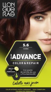Llongueras Color Advance Hair Colour 5,6 Dark Red - Afbeelding 2
