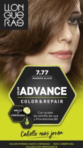 Color Advance Hair Colour By Llongueras #7.77-marron-glace - Afbeelding 2