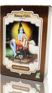 Semi-permanente kleurstof Henna Radhe Shyam Shyam Henna Bruin (100 g)