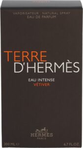 Hermes Terre D'Hermes Eau Intense Vetiver pray Eau de Parfum Spray 200 ml - Afbeelding 3
