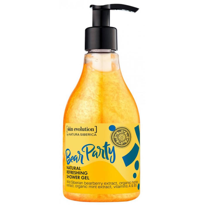 4743318139760_1 Natura Siberica Bear Party Natural Refreshing Shower Gel 260ml - Afbeelding 1