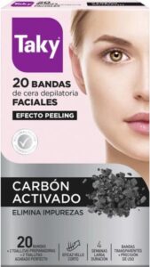Facial Hair Removal Strips Carbón Activado Taky (20 uds) - Afbeelding 2