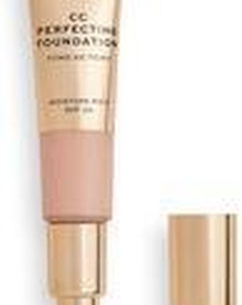 Makeup Revolution - Cc Cream Perfecting Foundation Spf 30 - Multifunctional Makeup For Dry To Combined Skin 26 Ml F2.5