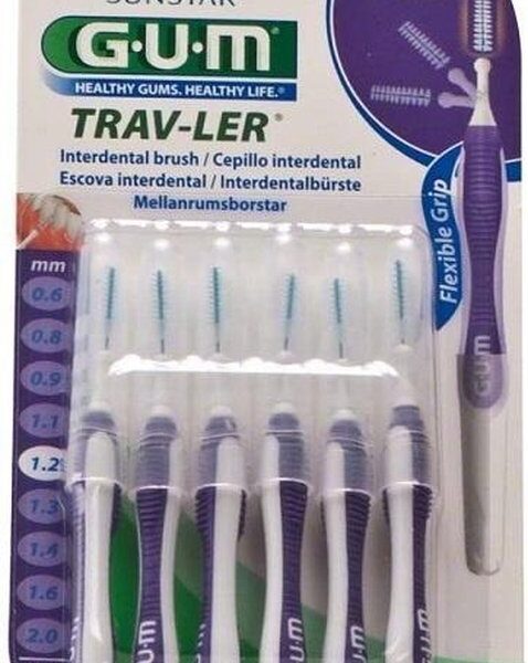 Gum Travler Ragers 1.2mm Paars - 6 stuks