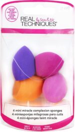 Real Techniques 4 Mini Miracle Complexion Sponges - Make-up spons - Afbeelding 3
