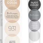 Permanente kleurcrème Revlon Nutri Color 3 in 1 931 - Light Beige (100 ml)