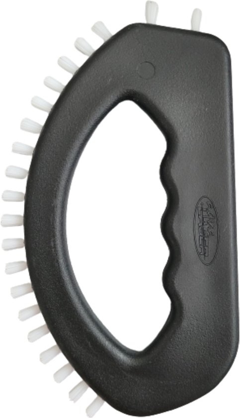 483x840-4 Voegenborstel zwart met ergonomische handgreep - voegen reinigen schoonmaken - Afbeelding 1