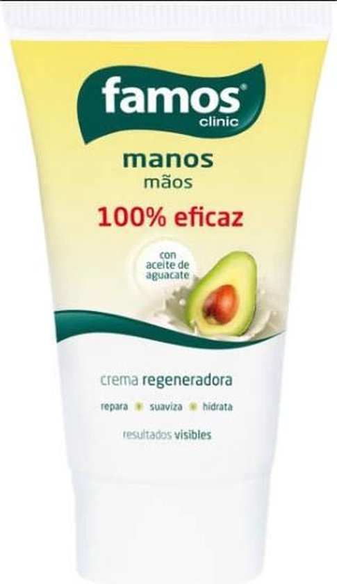 485x840-32 Deborah Milano Famos Hands Cream With Avocado Oil 100ml - Afbeelding 1