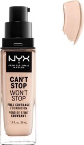Nyx CanAt Stop WonAt Stop Full Coverage Foundation Light Porcel 30ml - Afbeelding 2
