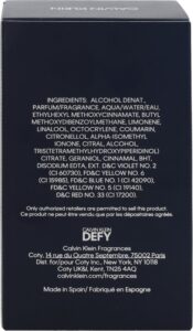 Herenparfum Calvin Klein Defy EDT (50 ml) - Afbeelding 2