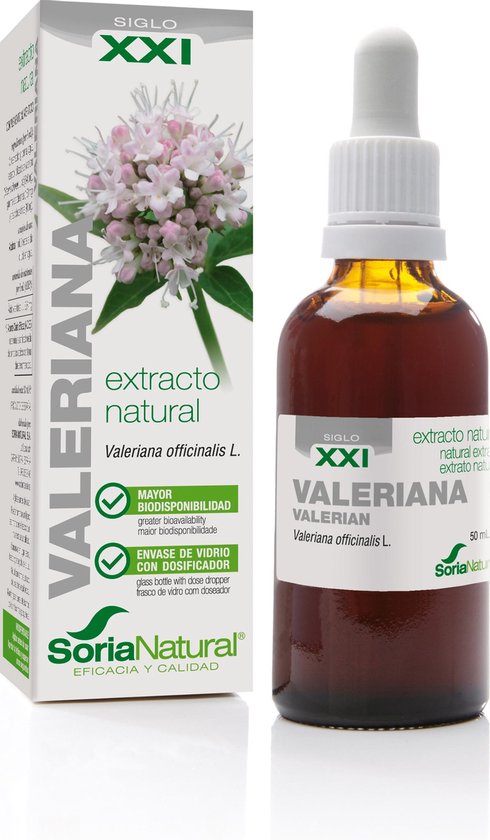 490x840-52 Soria Natural Extracto Valeriana 50 Ml - Afbeelding 1
