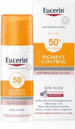 Eucerin Sun Protection Fluid Pigment Control SPF50 - Zonnebrand - 50 ml - Afbeelding 2