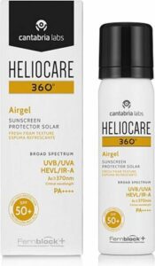 Heliocare 360 Spf50+ Airgel Face 60ml - Afbeelding 3