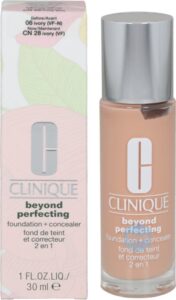 CLINIQUE Beyond Perfecting Foundation   Concealer silnie kryj cy podk ad i korektor w jednym 06 Ivory 30ml - Afbeelding 2