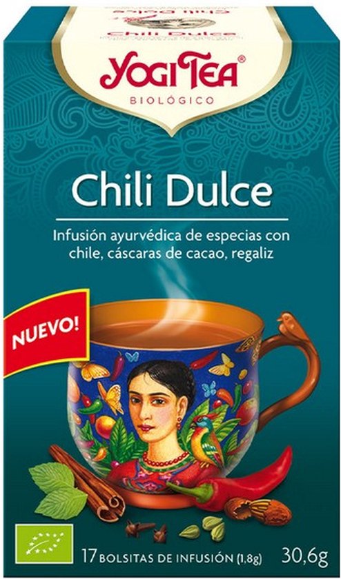 494x840-5 Yogi Tea Chili Dulce Infusión 17 X 1,8 G - Afbeelding 1