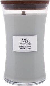 WoodWick Lavender & Cedar Large Candle - Afbeelding 3