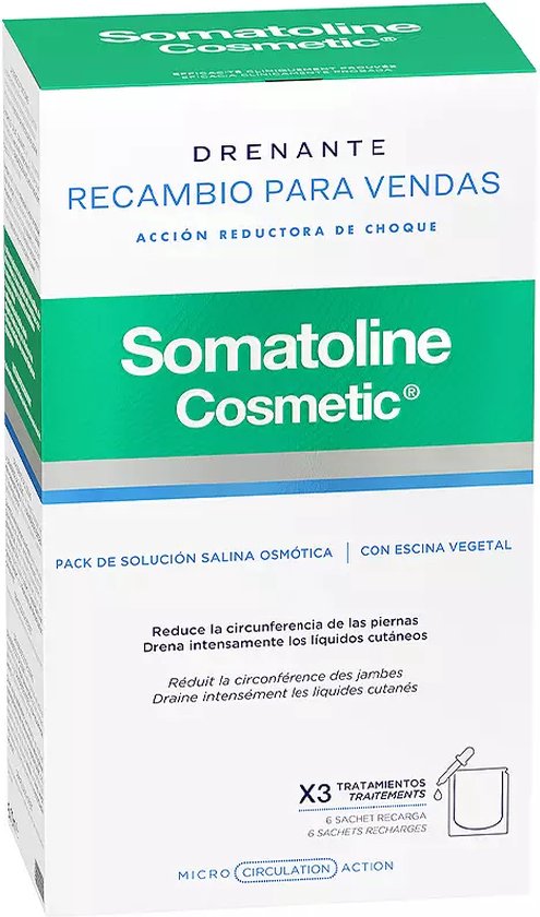 495x840-42 Body Lotion Somatoline Verband Aftappen 6 Stuks Demper (6 uds) - Afbeelding 1