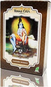 Semi-permanente kleurstof Henna Radhe Shyam Shyam Henna Bruin (100 g) - Afbeelding 3