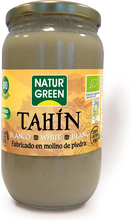 497x840-11 Naturgreen Pure Sesamo Tahin Organic 800g - Afbeelding 1