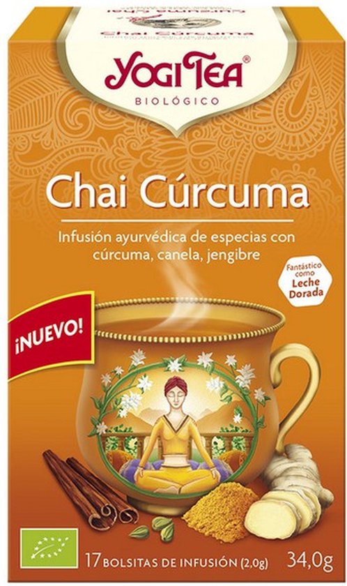 498x840-41 Yogi Tea Chai Curcuma 17 Bolsitas X 2g - Afbeelding 1
